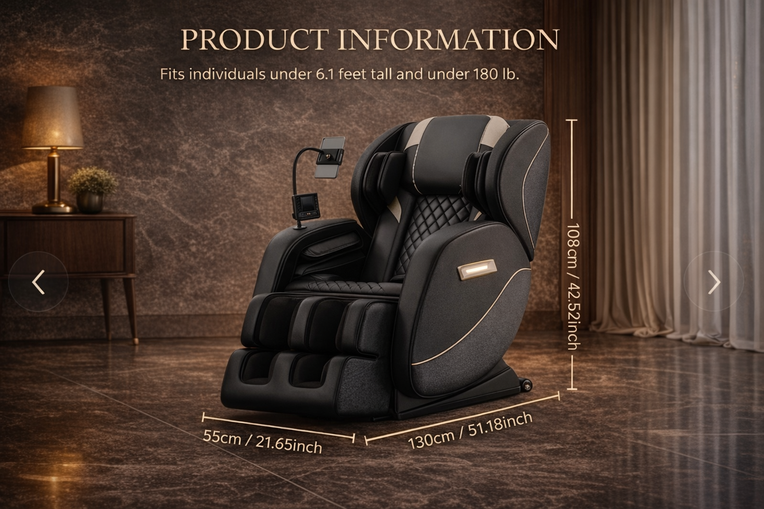 Zero Gravity Full Body Massage Recliner