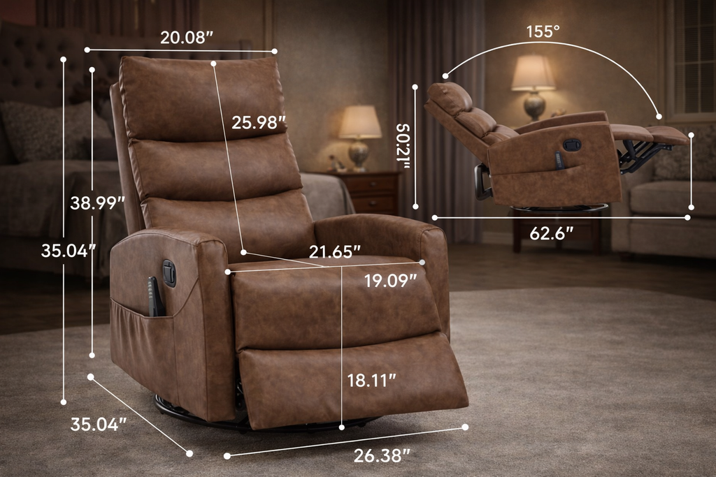 360° Heated Massage Recliner