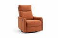 Manual Massage Recliner with Heat and 360° Swivel