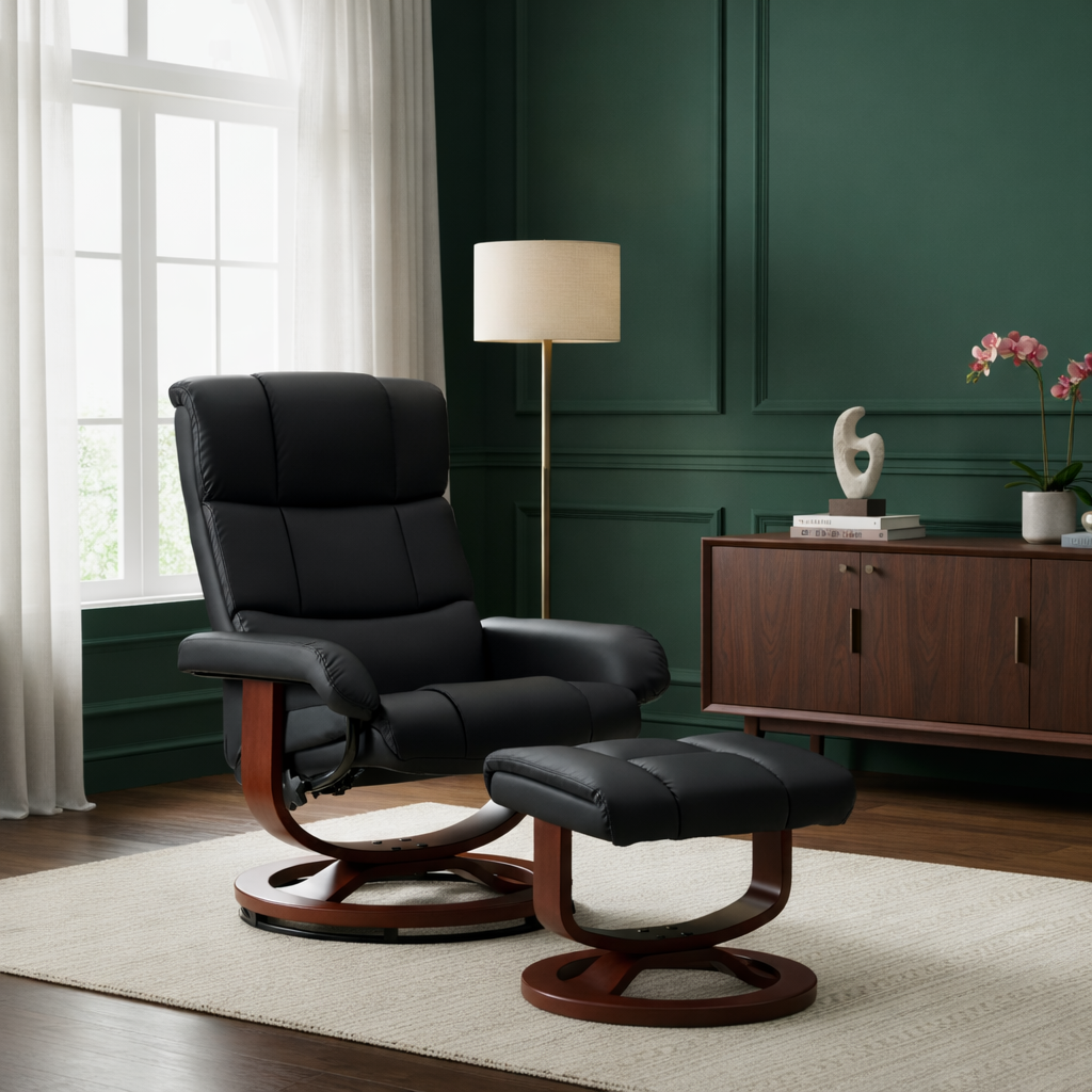 Full Body Massage Recliner with Ottoman