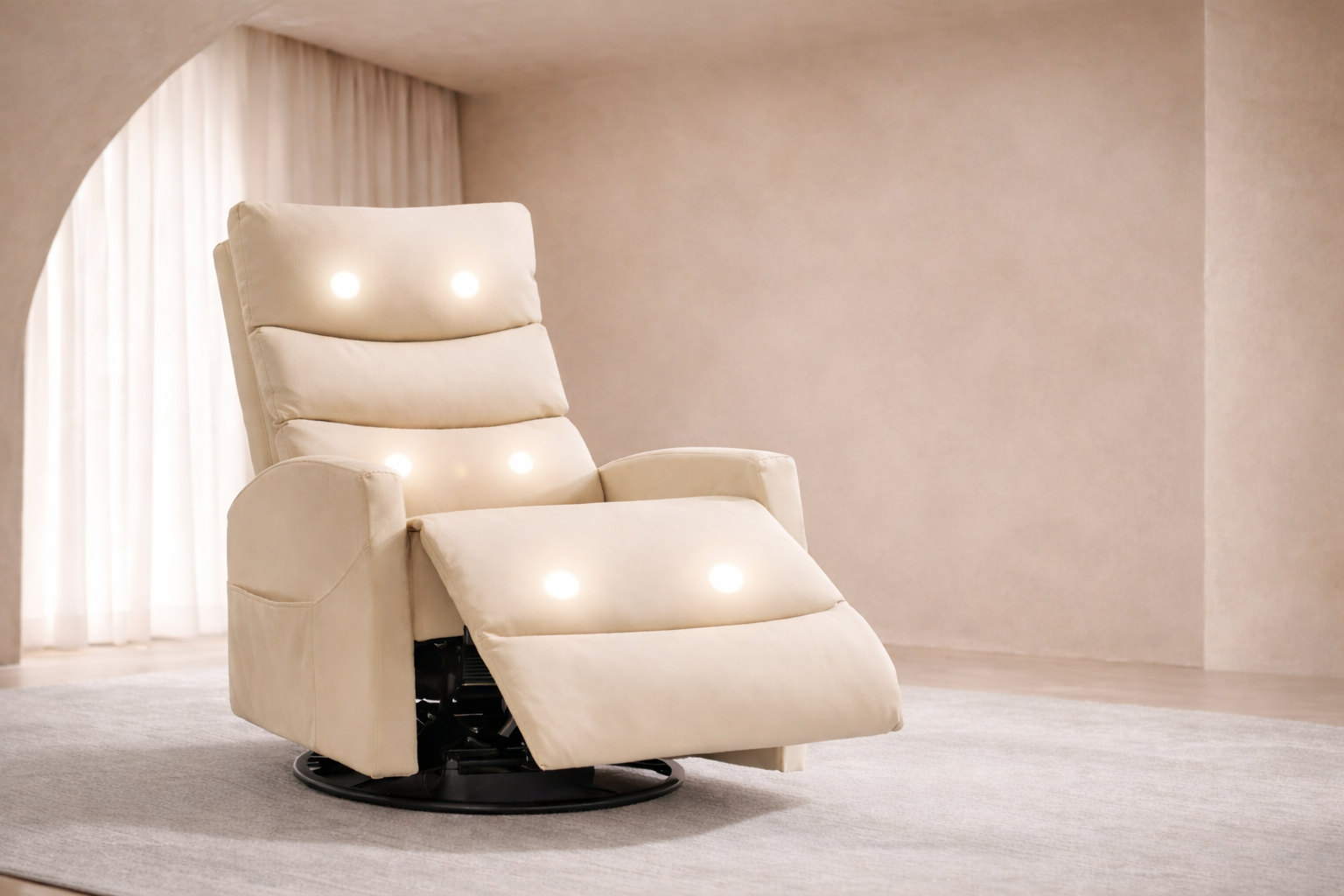 Full Body Massage Manual Recliner 360 Swivel
