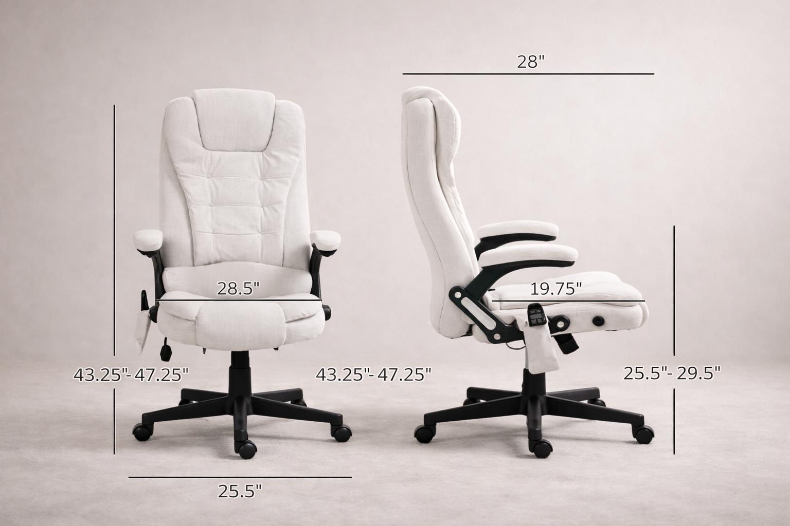 Heated Massage Office Chair