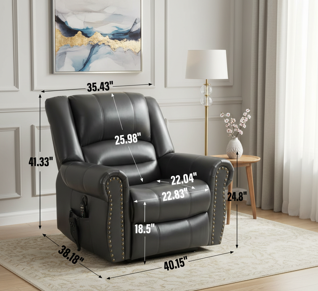 Power Lift Massage Recliner